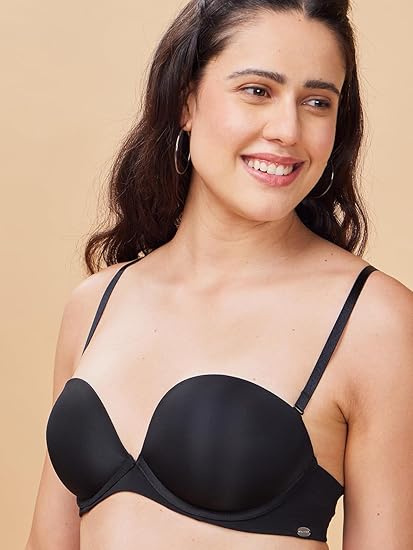 Enamor Women's Nylon Blend Casual Push-Up Bra – Wired, Everyday Comfort